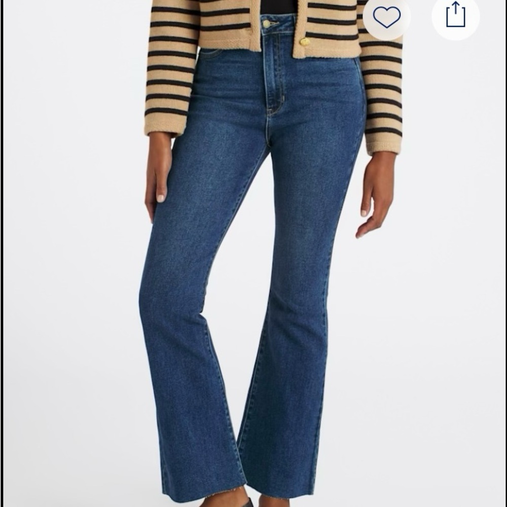 NWT  Just USA Blue Flare Wide Leg Jeans